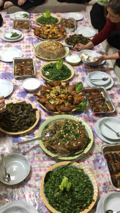 The Druze cuisine: a rich variety of dishes.