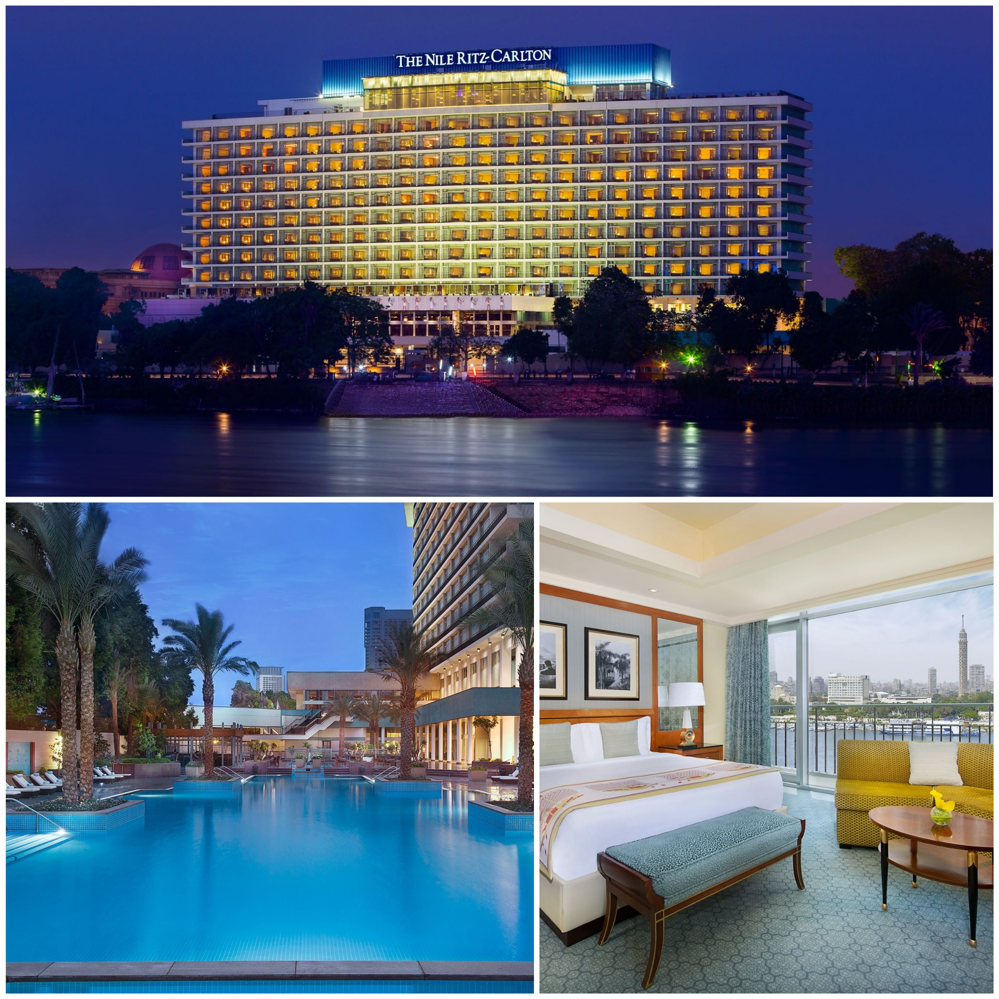 The Nile Ritz Carlton in Cairo, is one of the Egypt's leading hotels due to it's great rooms, amazing pool and friendly staff.